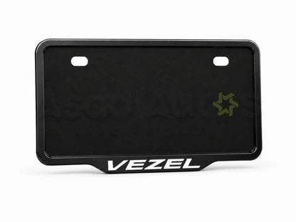 Vantiq Custom Number Plate Frame and Cover for Honda Vezel
