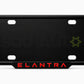 Vantiq Custom Number Plate Frame and Cover for Hyundai Elantra