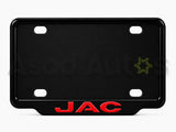 VANTIQ number plate frame fitted on JAC T9 Hunter front plate area - Asad Autos