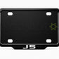 VANTIQ custom number plate frame-white-fitted on Jaecoo J5 front plate area - Asad Autos
