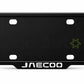 vantiq custom number plate frame-white-fitted on Jaecoo J6 front plate area - Asad Autos