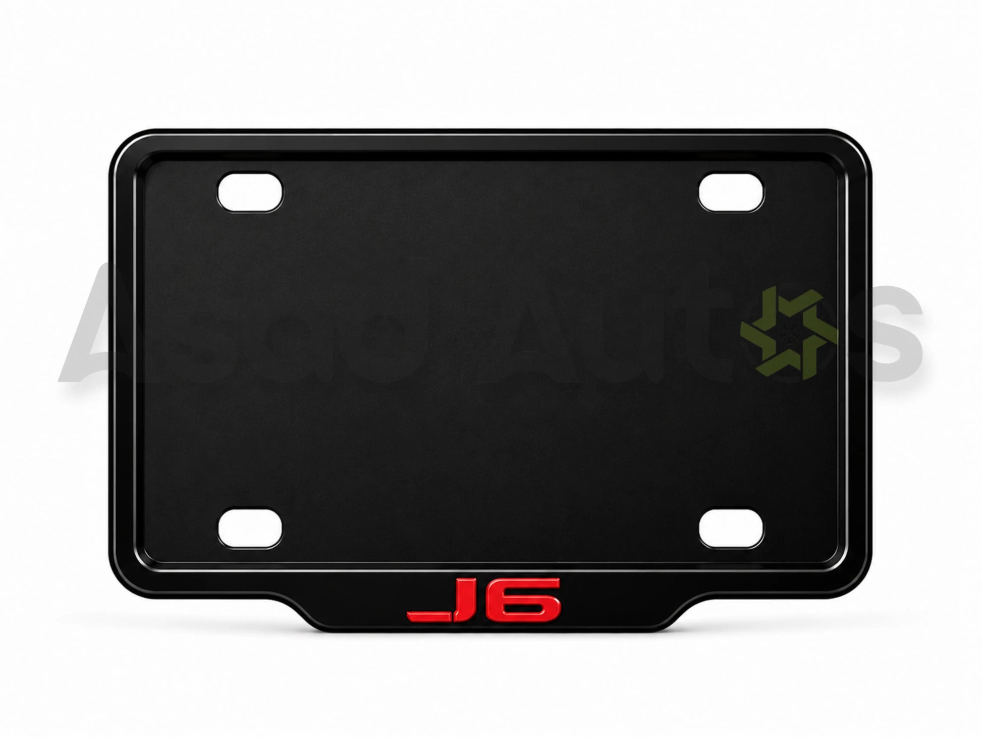 VANTIQ custom number plate frame and cover-red- for Jaecoo J6 premium exterior styling - Asad Autos