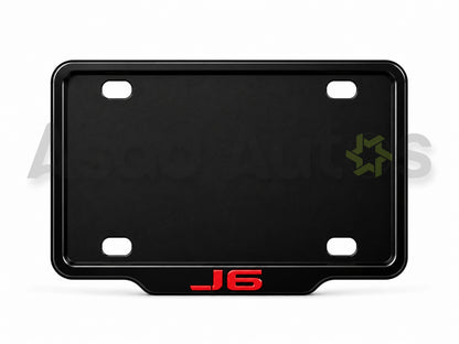 VANTIQ custom number plate frame and cover-red- for Jaecoo J6 premium exterior styling - Asad Autos