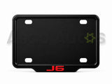 VANTIQ custom number plate frame and cover-red- for Jaecoo J6 premium exterior styling - Asad Autos