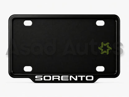 Vantiq Custom Number Plate Frame and Cover for Kia Sorento