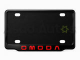 VANTIQ custom number plate frame and cover-red- for Omoda premium exterior styling - Asad Autos