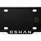 VANTIQ custom number plate frame white fitted on Oshan front plate area - Asad Autos
