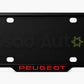Vantiq Custom Number Plate Frame and Cover for Peugeot 2008