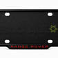 Vantiq Custom Number Plate Frame and Cover for Range Rover
