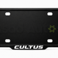 VANTIQ custom number plate frame white fitted on Suzuki Cultus front plate area - Asad Autos