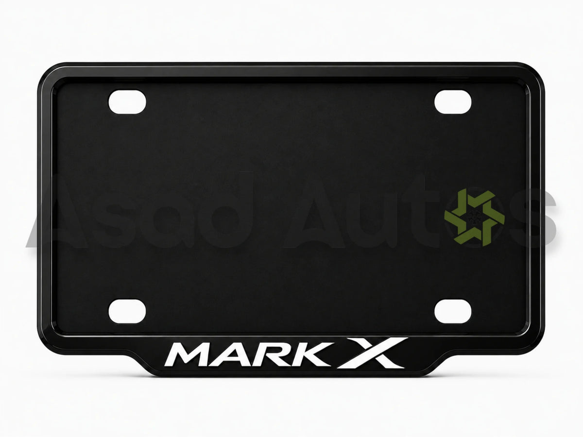 Vantiq Custom Number Plate Frame and Cover for Toyota Mark X