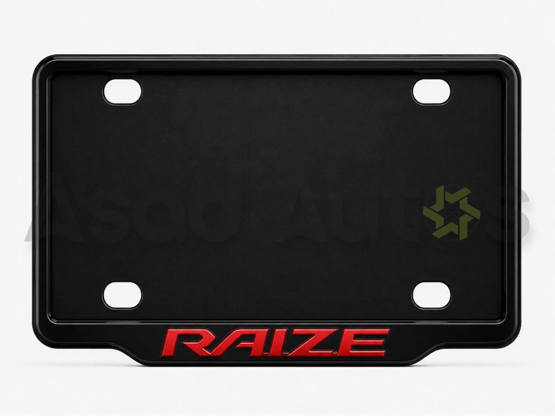 VANTIQ number plate frame for Toyota Raize premium exterior styling - Asad Autos