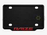 VANTIQ number plate frame for Toyota Raize premium exterior styling - Asad Autos