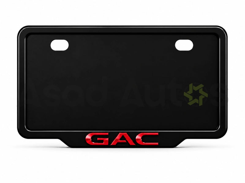 Vantiq Custom Number Plate Frame for GAC All Models