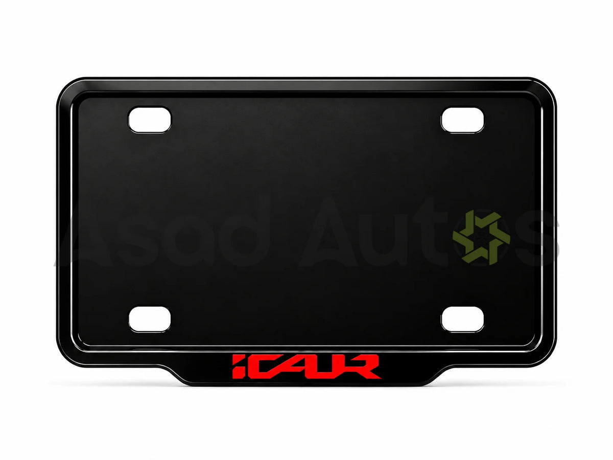 Vantiq custom number plate frame for iCAUR V23 2026-2027