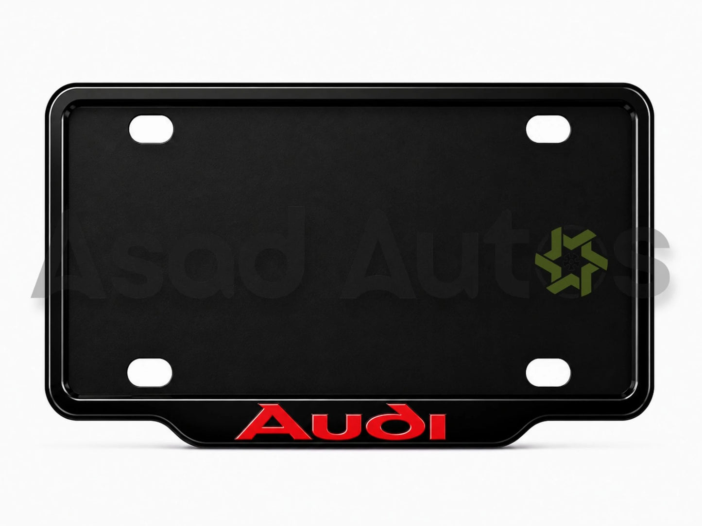 VANTIQ custom number plate frame for Audi premium exterior styling - Asad Autos
