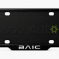 VANTIQ custom number plate frame fitted on BJ40 front plate area - Asad Autos