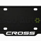 VANTIQ custom number plate frame fitted on Corolla Cross front plate area - Asad Autos