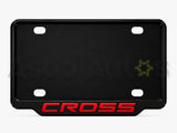 VANTIQ custom number plate frame for Toyota Corolla Cross premium exterior styling - Asad Autos