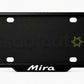 VANTIQ custom number plate frame fitted on Mira front plate area - Asad Autos