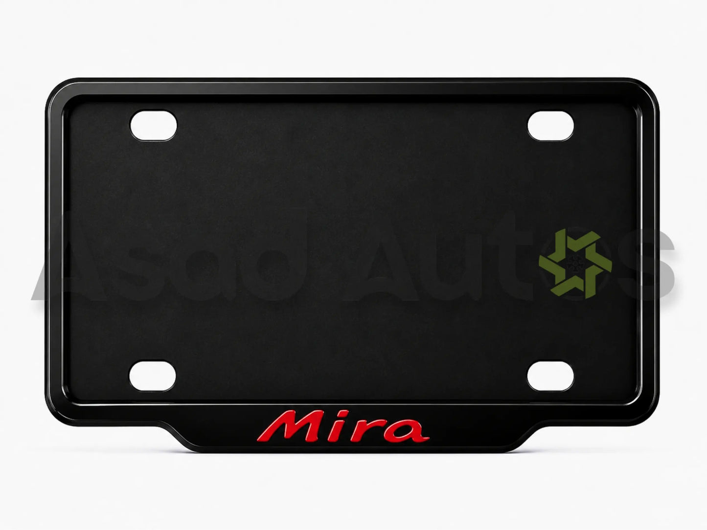 VANTIQ custom number plate frame for Daihatsu Mira premium exterior styling - Asad Autos