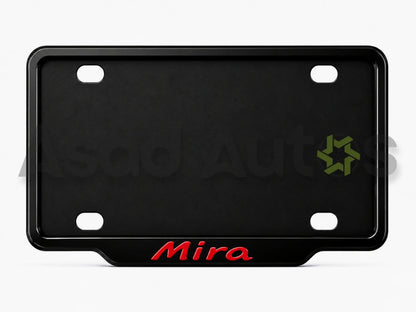 VANTIQ custom number plate frame for Daihatsu Mira premium exterior styling - Asad Autos