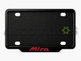VANTIQ custom number plate frame for Daihatsu Mira premium exterior styling - Asad Autos