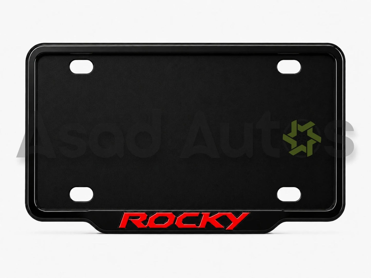 VANTIQ custom number plate frame for Daihatsu Rocky premium exterior styling - Asad Autos