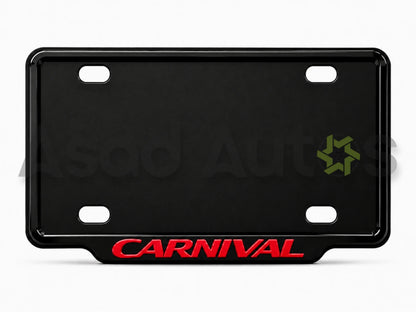 VANTIQ custom number plate frame for Kia Carnival premium exterior styling - Asad Autos