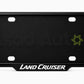 VANTIQ custom number plate frame fitted on Land Cruiser front plate area - Asad Autos