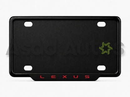 VANTIQ custom number plate frame for Lexus premium exterior styling - Asad Autos