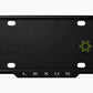 VANTIQ custom number plate frame fitted on Lexus front plate area - Asad Autos