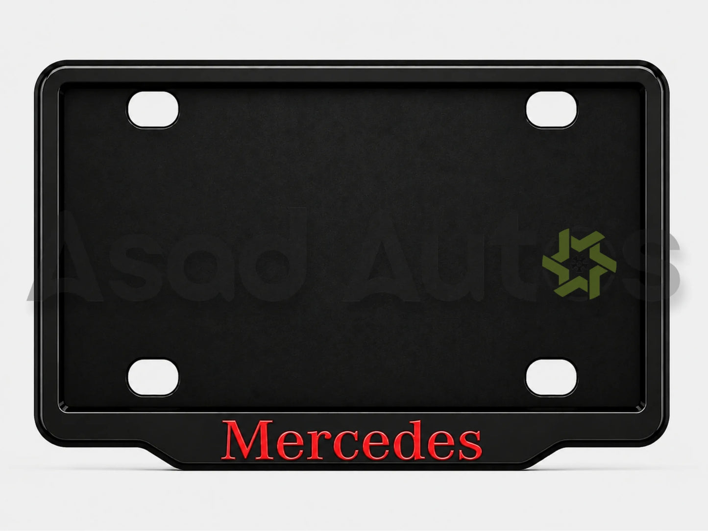 VANTIQ custom number plate frame for Mercedes premium exterior styling - Asad Autos