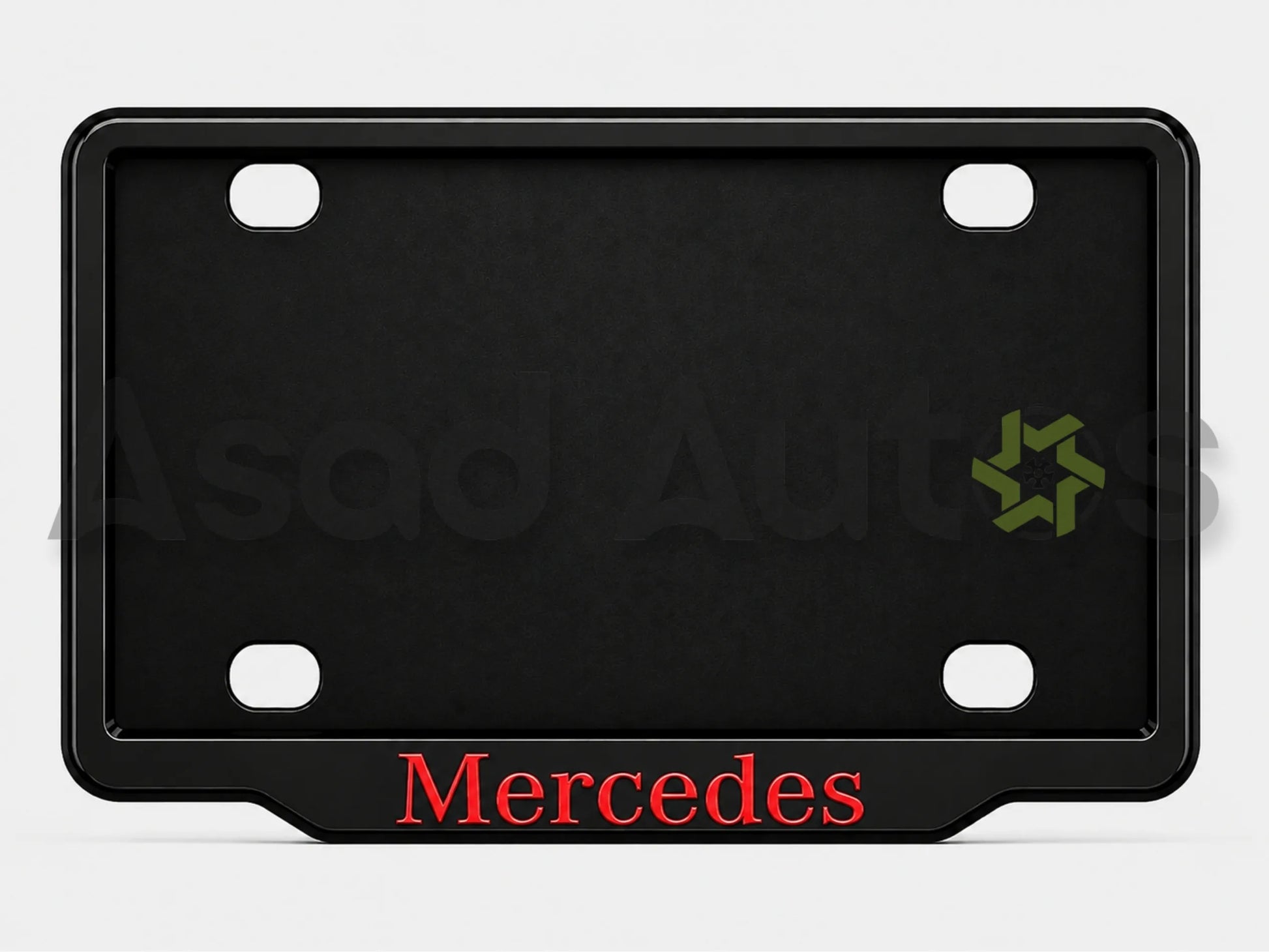 VANTIQ custom number plate frame for Mercedes premium exterior styling - Asad Autos