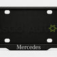 VANTIQ custom number plate frame fitted on Mercedes front plate area - Asad Autos