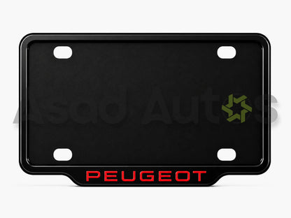 VANTIQ custom number plate frame for Peugeot 2008 premium exterior styling - Asad Autos