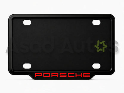 VANTIQ custom number plate frame for Porsche premium exterior styling - Asad Autos