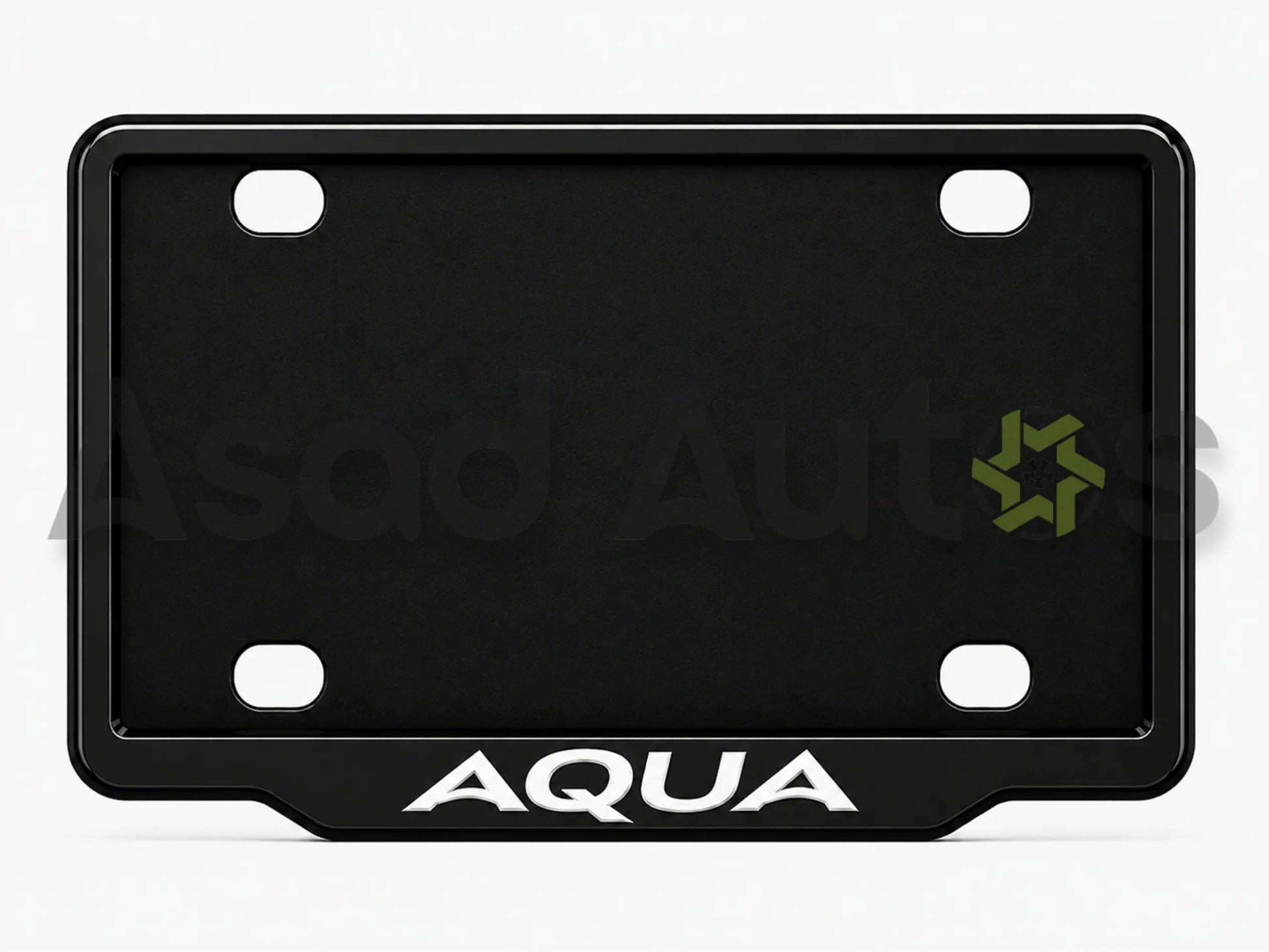 VANTIQ number plate cover fitted on Aqua rear number plate - Asad Autos