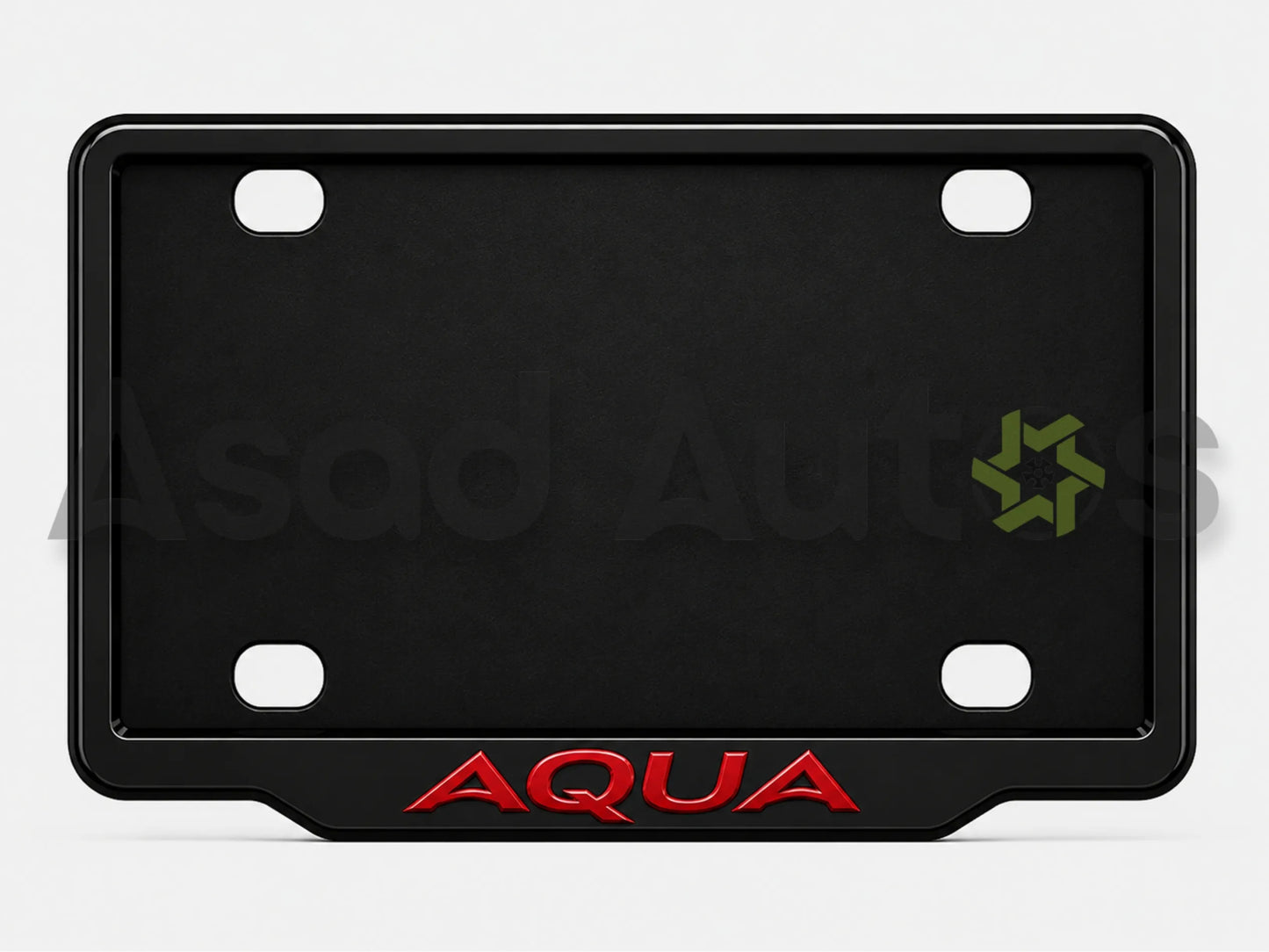 VANTIQ custom number plate frame for Toyota Aqua premium exterior styling - Asad Autos