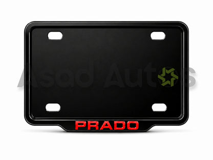 VANTIQ custom number plate frame for Toyota Prado premium exterior styling - Asad Autos