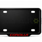 VANTIQ custom number plate frame and cover for Toyota Corolla premium exterior styling - Asad Autos