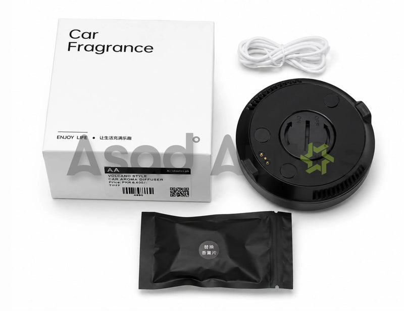 Volcano Style Car Aroma Diffuser — Vent Mount Air Freshener & Perfume