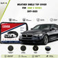 Weather shield black top cover custom fit on BMW 5 Series 2017-2023 sedan for all-weather protection - Asad Autos