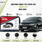 Weather shield black top cover custom fit on Honda City 2022-2026 for all-weather protection