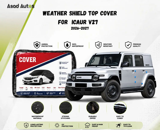 Weather Shield Top Cover for iCAUR V23 2026-2027