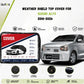 Weather shield black top cover custom fit on Suzuki Alto 2014-2026 for all-weather protection - Asad Autos