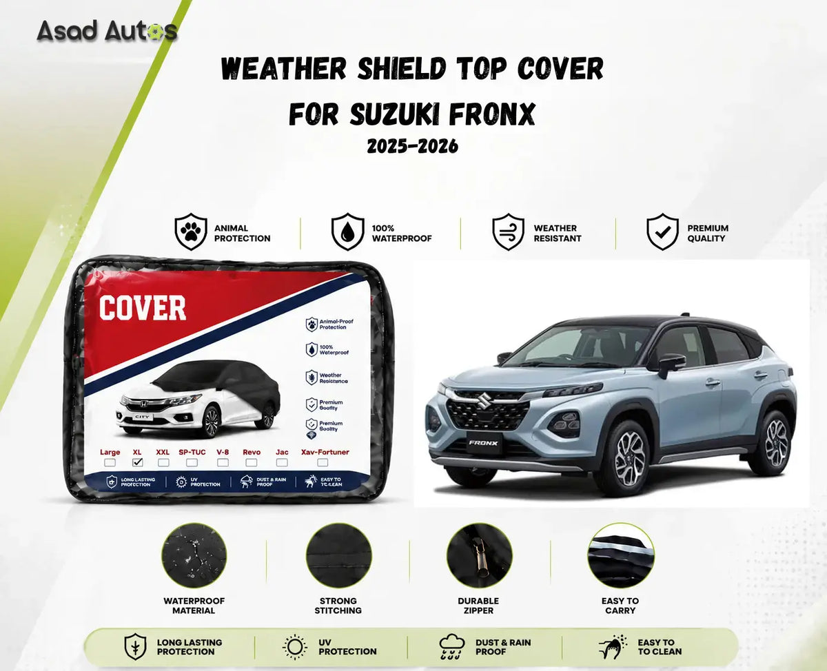 Weather shield top cover for Suzuki Fronx 2025-2026
