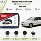 Weatherproof paint-safe fabric close-up of weather shield top cover for Suzuki Old Cultus 2000-2018 sun rain and dust protection - Asad Autos