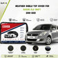 Weather shield black top cover custom fit on Suzuki Old Swift 2010-2021 for all-weather protection - Asad Autos