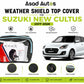 Weatherproof paint-safe fabric close-up of top cover for Suzuki Swift 2017-2026 sun rain and dust protection - Asad Autos